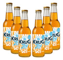 6un Cerveja Krug Zero Alcool Zero Glúten Long Neck 355ml