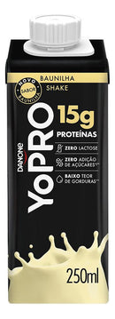 Kit C/12un Yopro 15g Proteína Chocolate E Baunilha 250ml