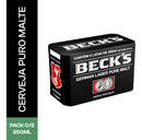 Cerveja Beck's German Lager lata 359ml Pack com 8 Unidades