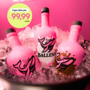 Kit Licor Ballena Morango, Caramelo, Coco 750ml + Copo 3x99