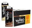 Kit C/12un Yopro 15g Proteína Chocolate E Baunilha 250ml