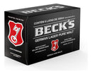 Cerveja Beck's German Lager lata 359ml Pack com 8 Unidades