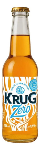 6un Cerveja Krug Zero Alcool Zero Glúten Long Neck 355ml